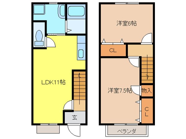 ブランシェ近藤の物件間取画像